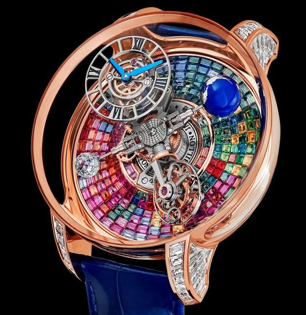 Jacob & Co. ASTRONOMIA TOURBILLON BAGUETTE ARLEQUINO Watch Replica AT800.40.BD.UG.B Jacob and Co Watch Price